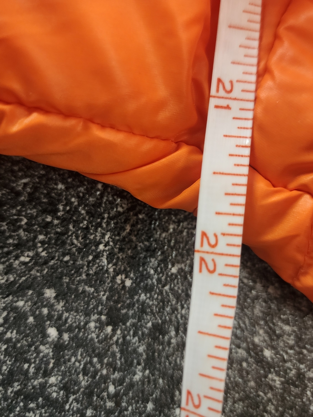 Calvin Klein Women Orange Lightweight Packable Puffer Jacket Size Large - Picture 9 of 9
